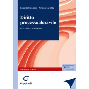 Diritto processuale civile. Vol. I Disposizioni generali