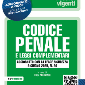Codice penale e leggi complementari - vigente