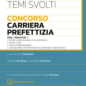 Temi svolti – Concorso Carriera prefettizia – CST3