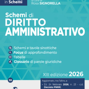Schemi di diritto amministrativo 2026