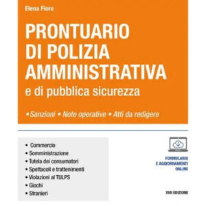 Prontuario di Polizia Amministrativa e di pubblica sicurezza