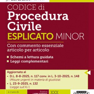 Codice di Procedura Civile Esplicato Minor – E2/A