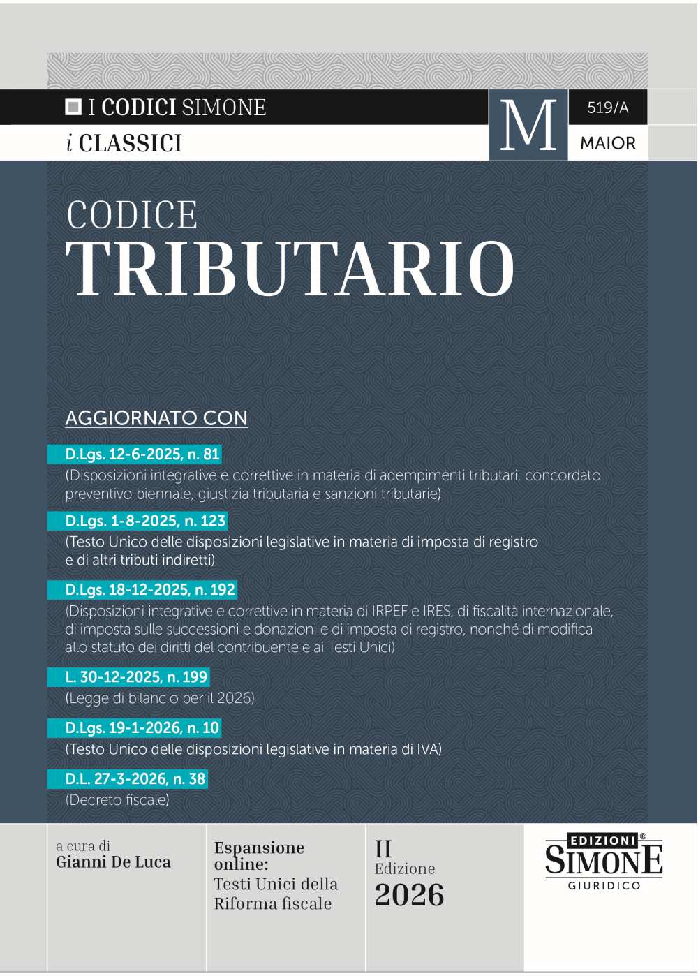 Codice Tributario – 519/A