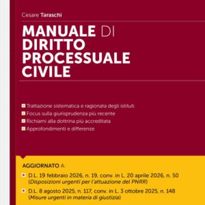 Manuale di Diritto Processuale Civile – 8