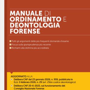 Manuale di Ordinamento e Deontologia Forense – 8/5