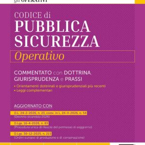 Codice di Pubblica Sicurezza Operativo – OP8