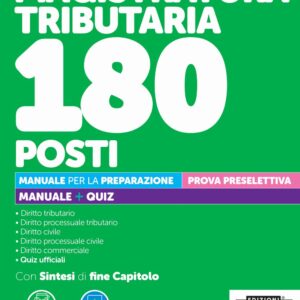 Concorso Magistratura Tributaria 180 Posti – Manuale per la prova preselettiva – 316