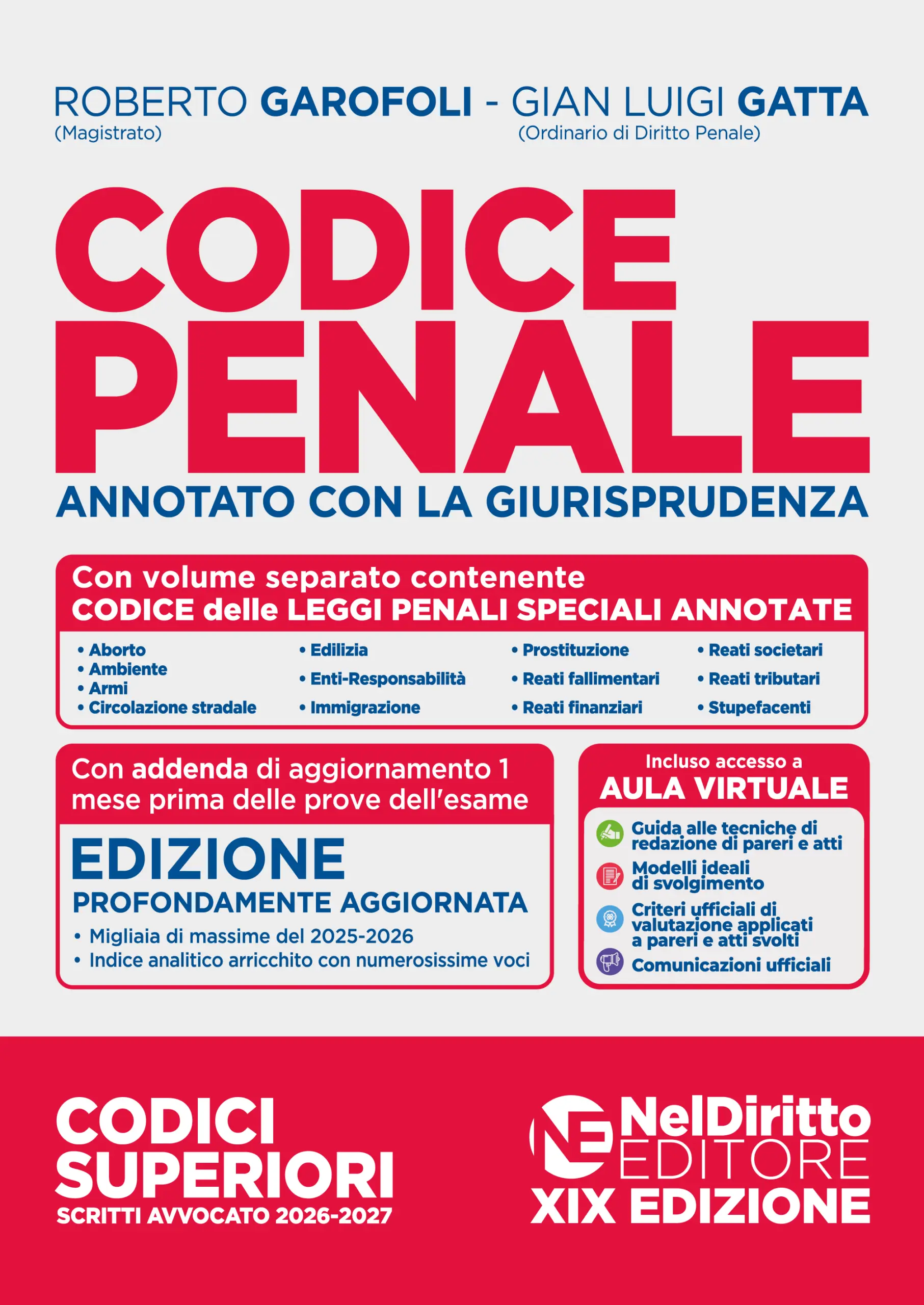 Codice Penale annotato con la giurisprudenza 2026-2027 per l’esame di Avvocato