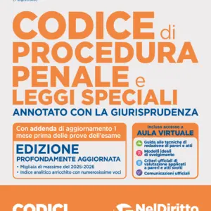 Codice di Procedura Penale annotato con la giurisprudenza per l'esame di Avvocato 2026-2027