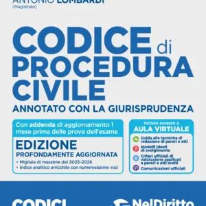 Codice di Procedura Civile Annotato con la giurisprudenza per l'Esame di avvocato 2026-2027