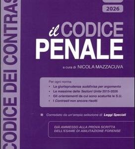 Codice Penale dei Contrasti 2026