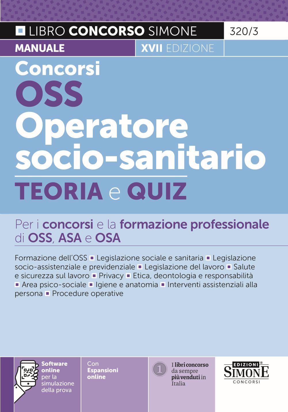 Concorsi OSS Operatore Socio-Sanitario – Teoria e Quiz – 320/3