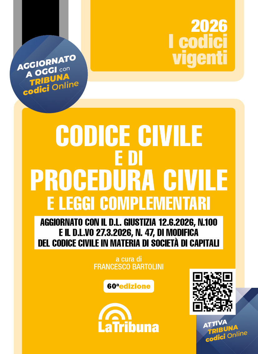 Codice civile e di procedura civile e leggi complementari - vigente