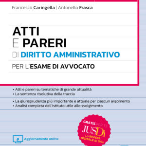 Atti e Pareri di Diritto Amministrativo per l’esame di avvocato – OA3