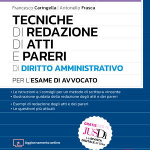 Tecniche di redazione di Atti e Pareri di Diritto Amministrativo per l’esame di avvocato – OA3/1