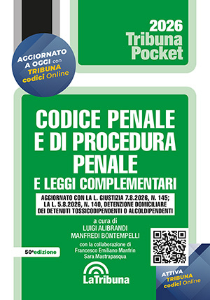 Codice penale e di procedura penale e leggi complementari – pocket